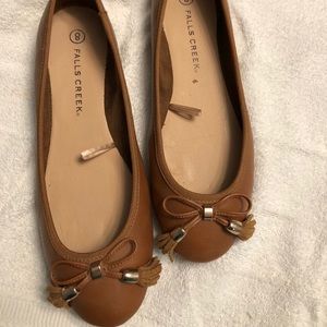 Brown Ballet Flats, S 8